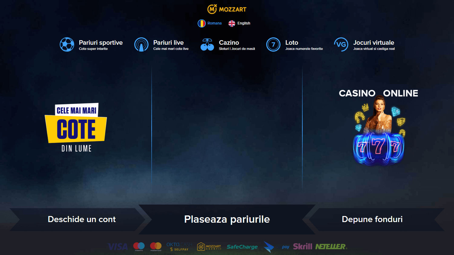 Mozzart_Casino_RO_homepage_desktop