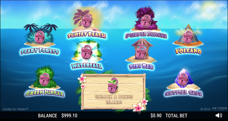 Gorilla Go Wilder bonus games