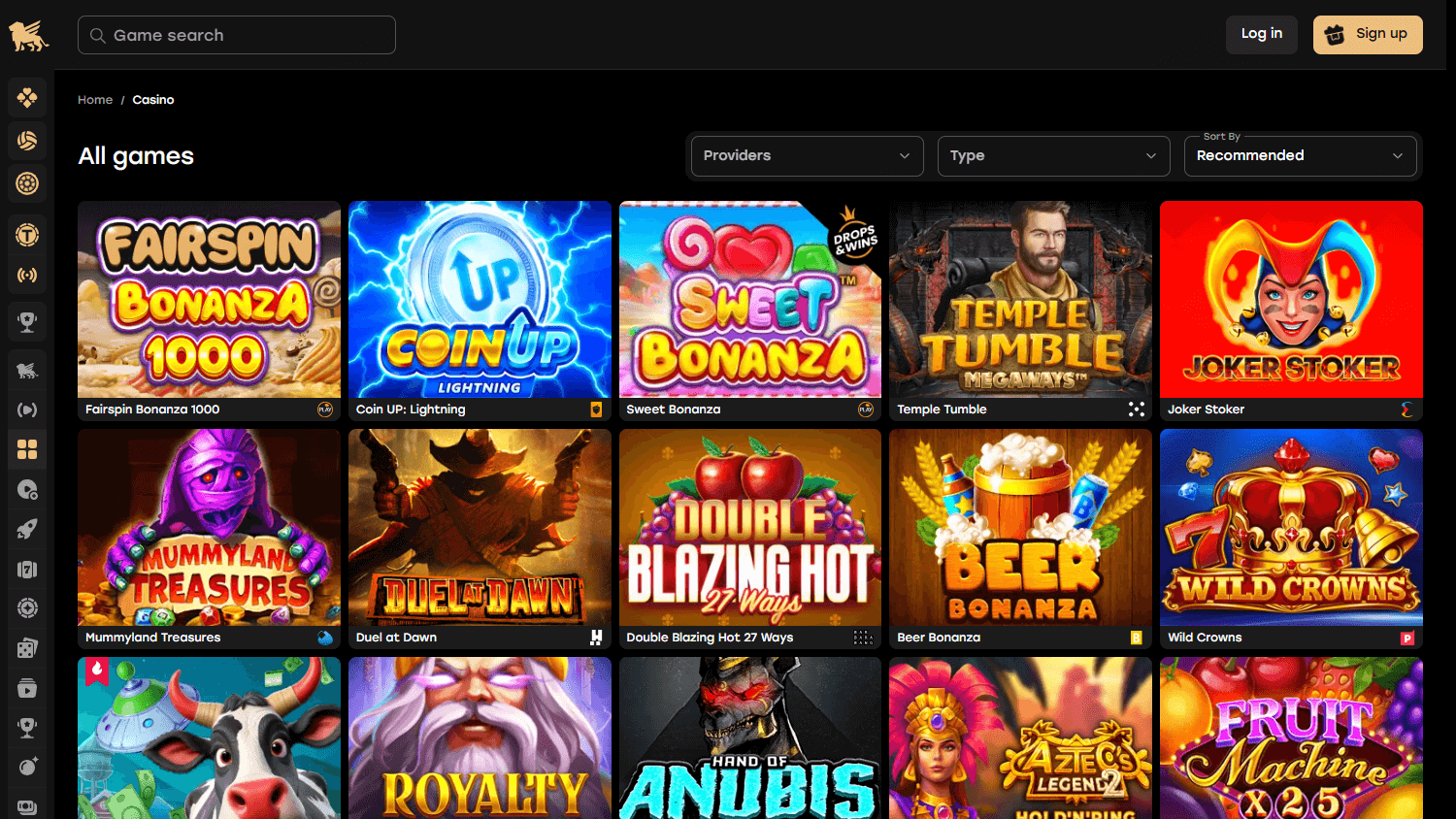 Fairspin_Casino_game_gallery_desktop