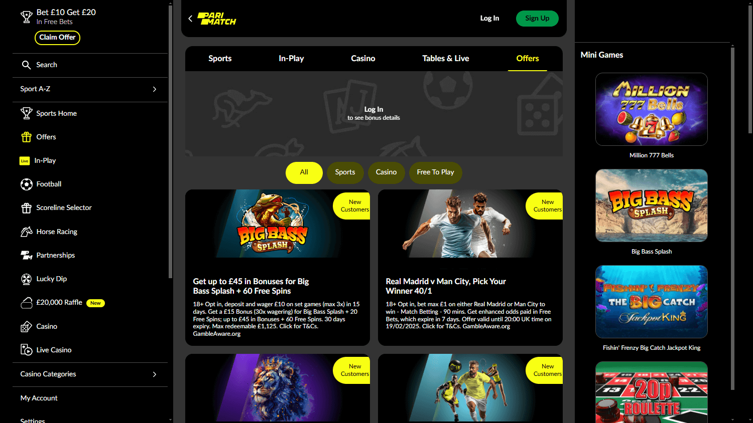 Parimatch_Casino_UK_promotions_desktop