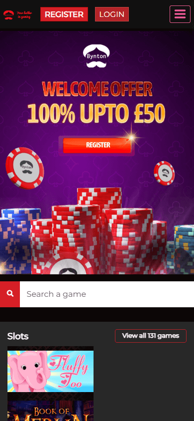 Bynton_Casino_homepage_mobile