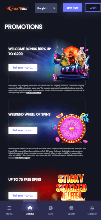 Gatobet_Casino_promotions_mobile