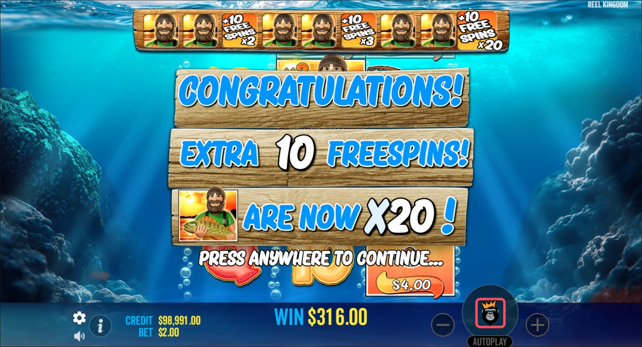 Big Bass Bonanza 3 Reeler - Free Spins x20 Multiplier