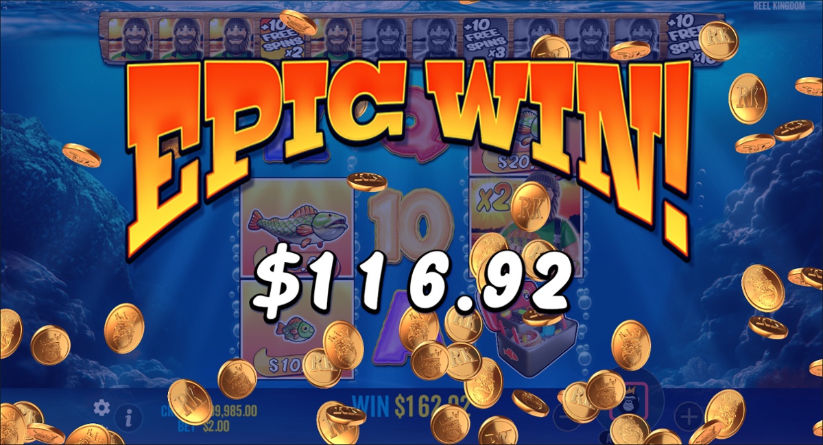 Big Bass Bonanza 3 Reeler - Epic win