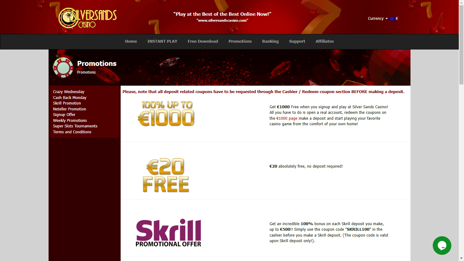 Silver_Sands_Casino_promotions_desktop
