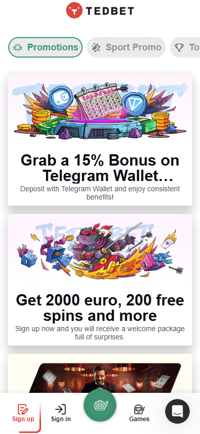 TedBet_Casino_promotions_mobile
