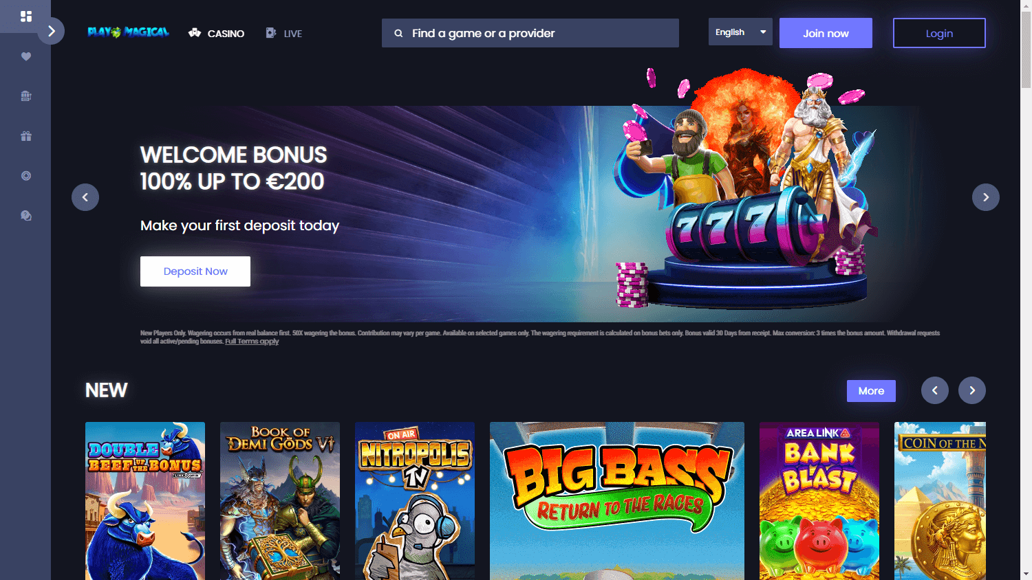 Play_Magical_Casino_homepage_desktop
