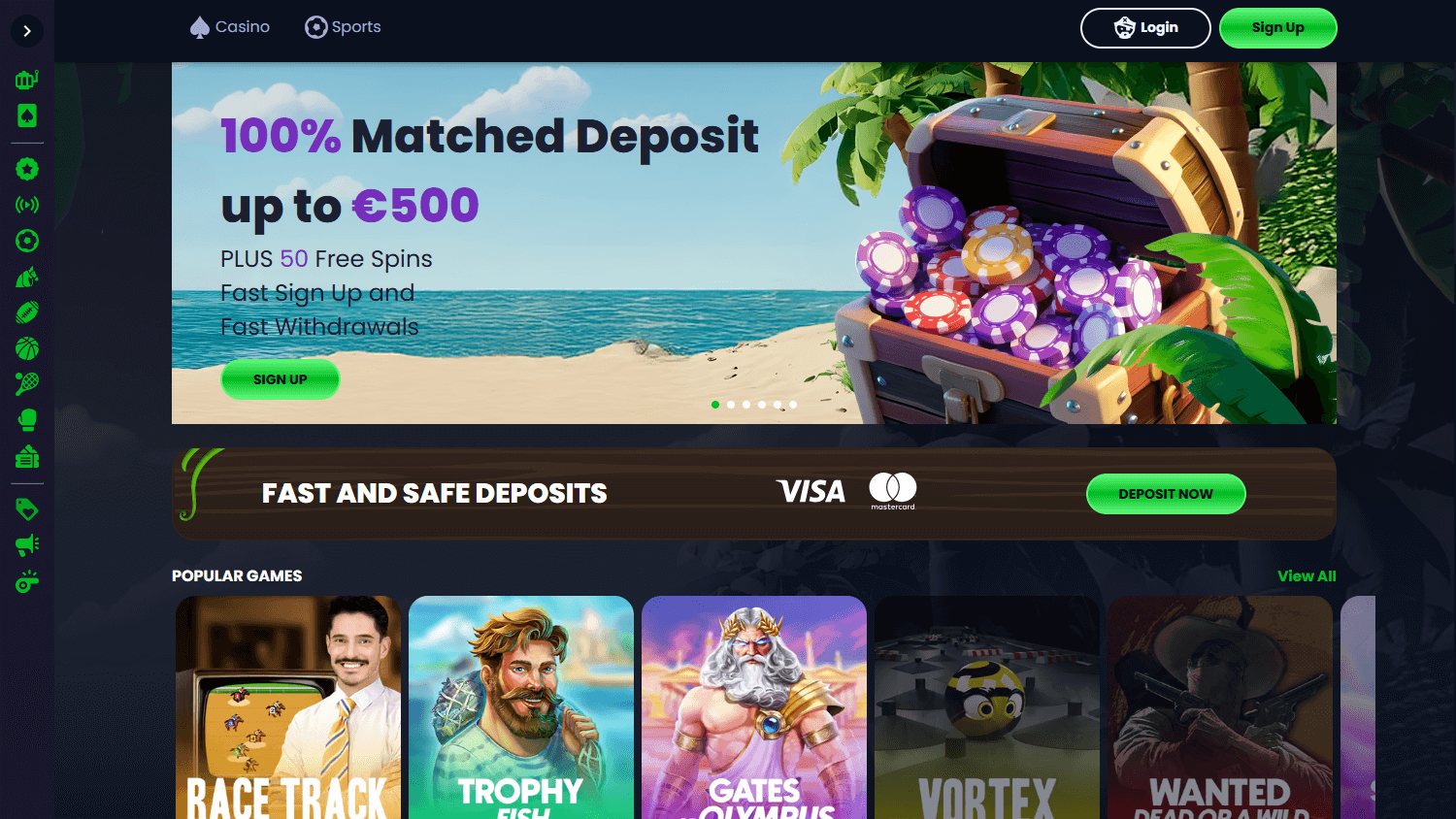 WreckBet_Casino_homepage_desktop