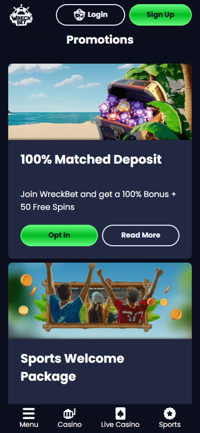 WreckBet_Casino_promotions_mobile
