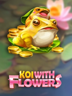 Koi with Flowers