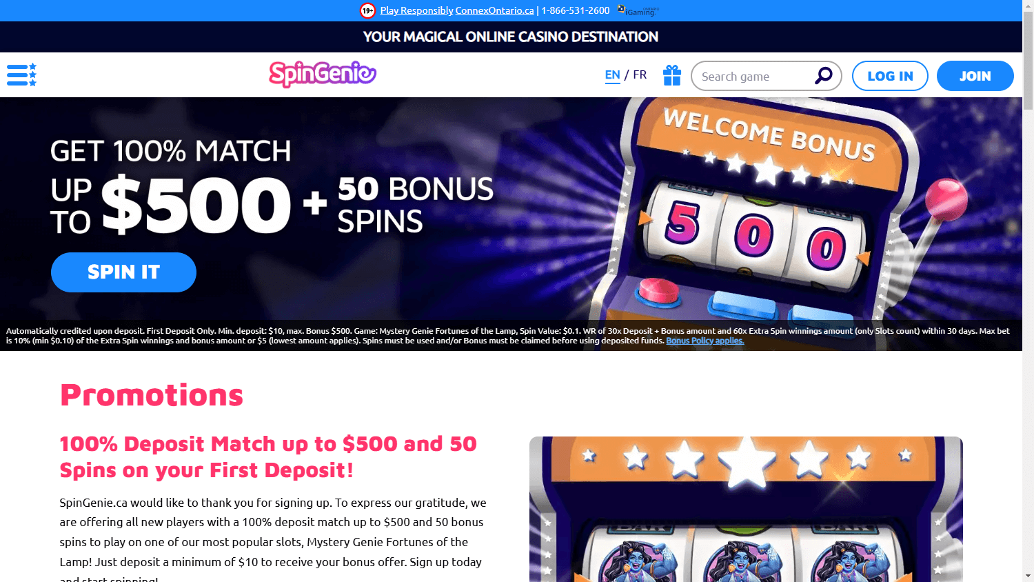 spingenie_casino_on_promotions_desktop
