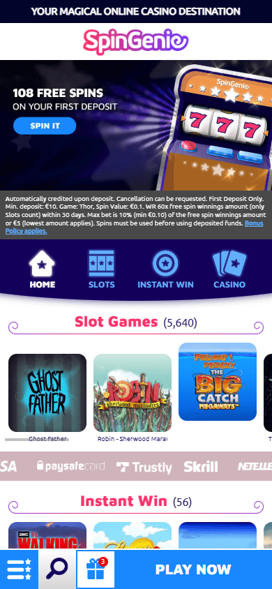 spingenie_casino_homepage_mobile