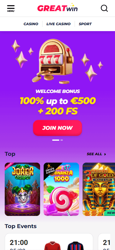 greatwin_casino_homepage_mobile