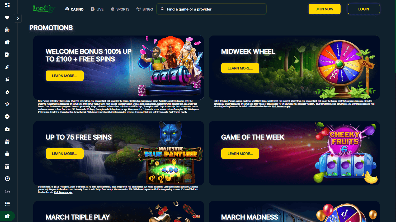 luckcity_casino_promotions_desktop