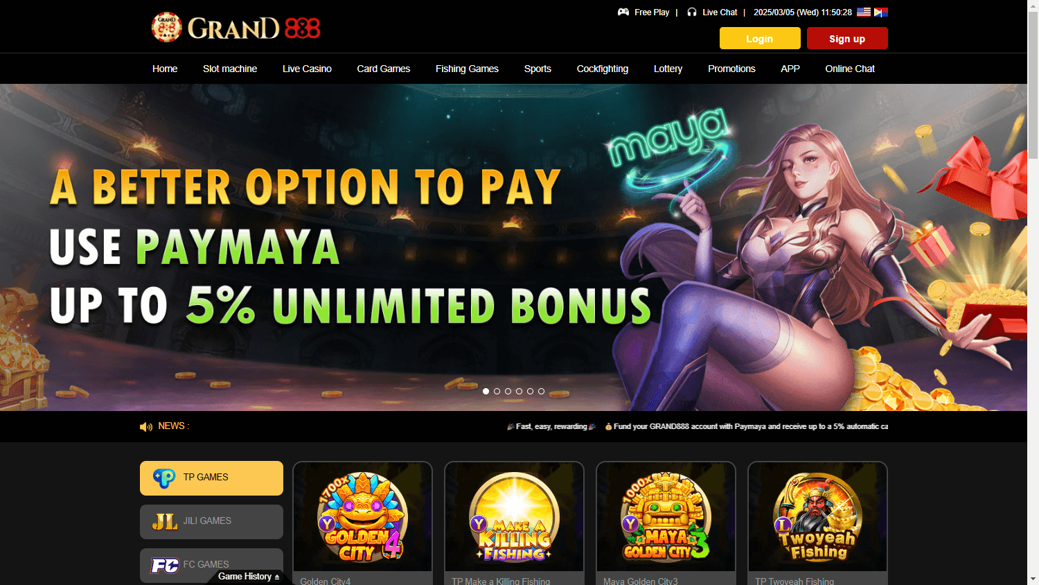 grand888_casino_homepage_desktop