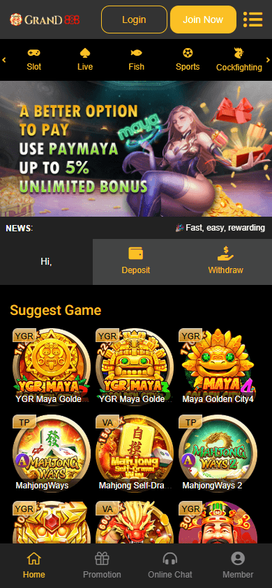grand888_casino_homepage_mobile