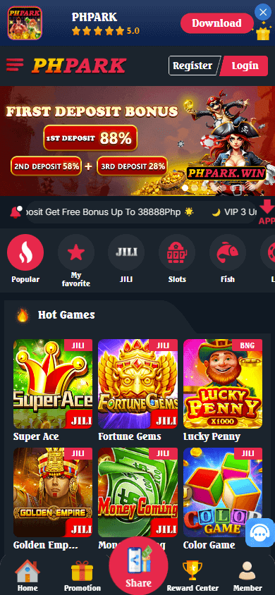 phpark_casino_homepage_mobile