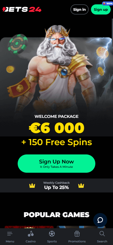 bets24_casino_homepage_mobile