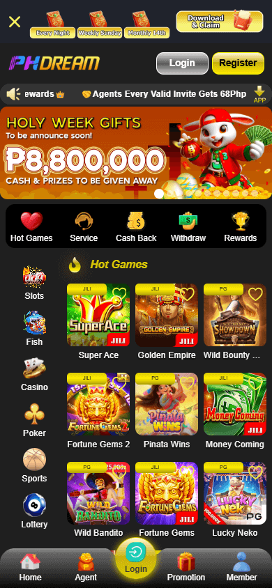 phdream_casino_homepage_mobile