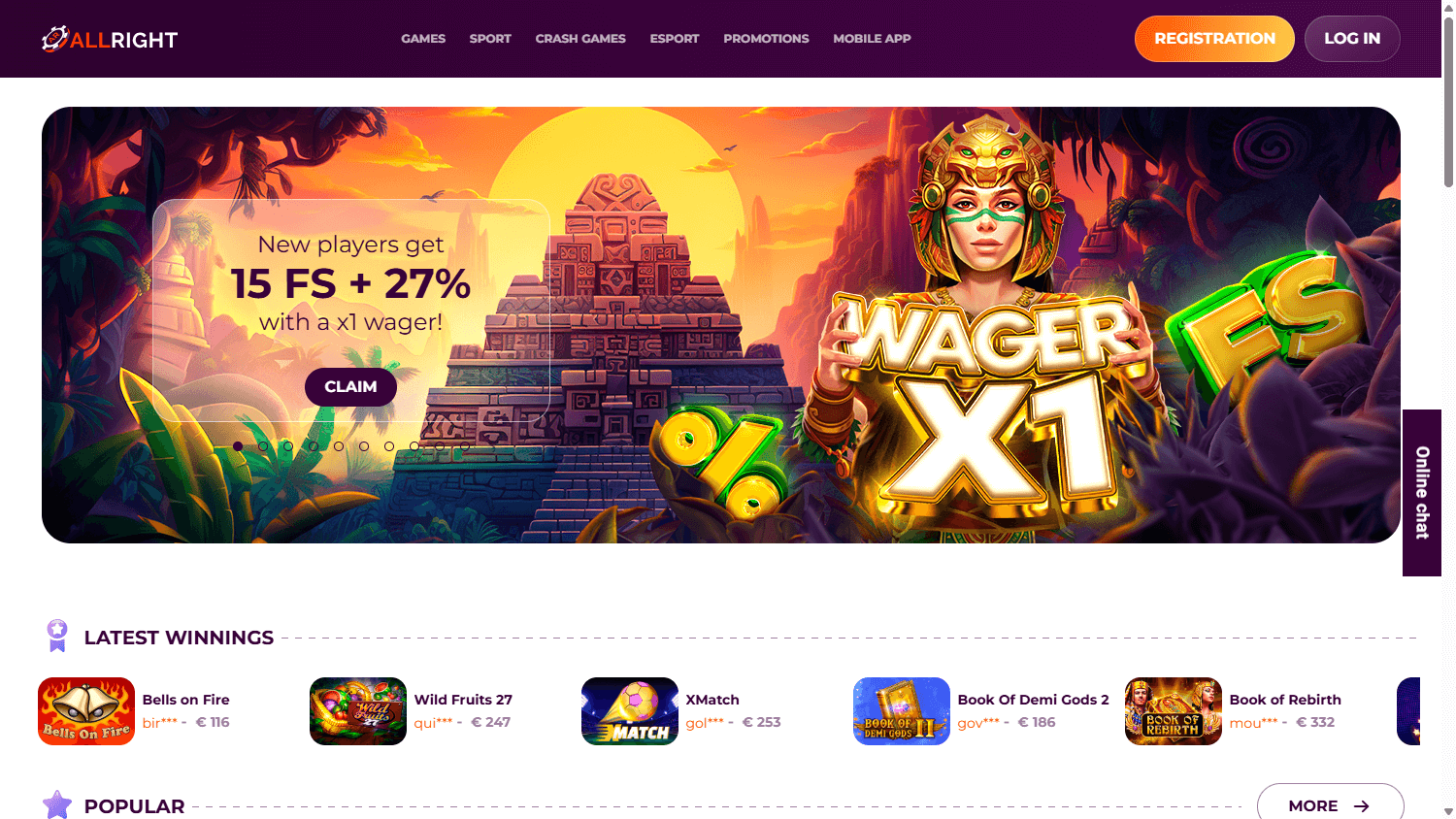 all_right_casino_homepage_desktop