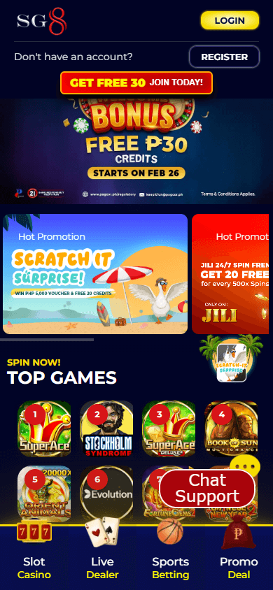 sg8_casino_homepage_mobile
