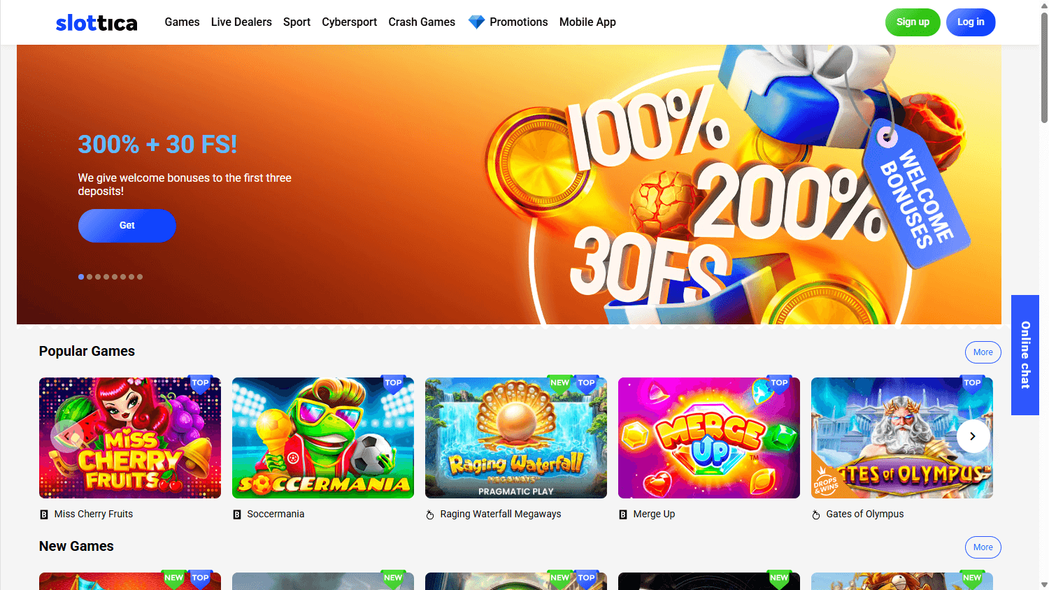 slottica_casino_homepage_desktop