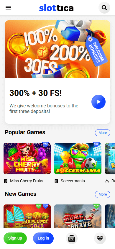 slottica_casino_homepage_mobile