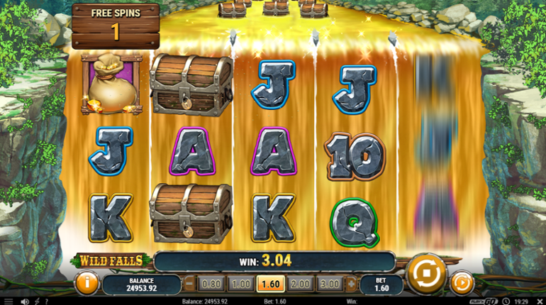 Wild Falls River of Gold bonus