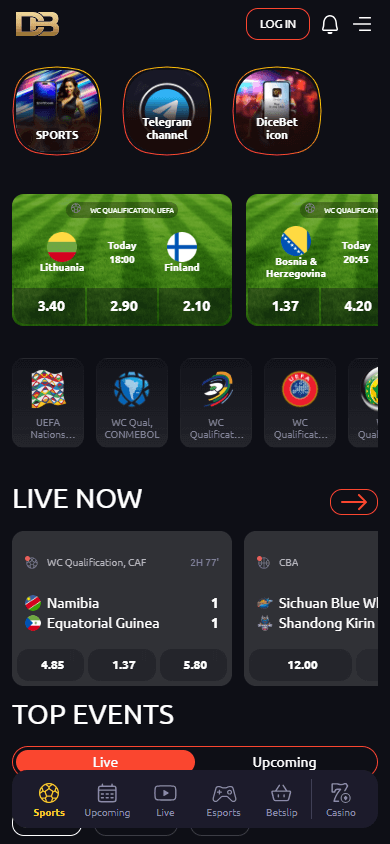 dicebet_casino_homepage_mobile