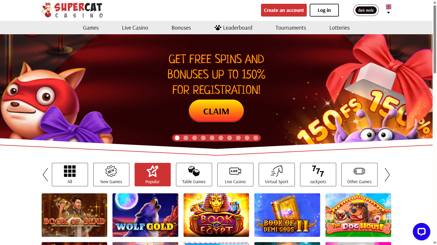 supercat_casino_homepage_desktop