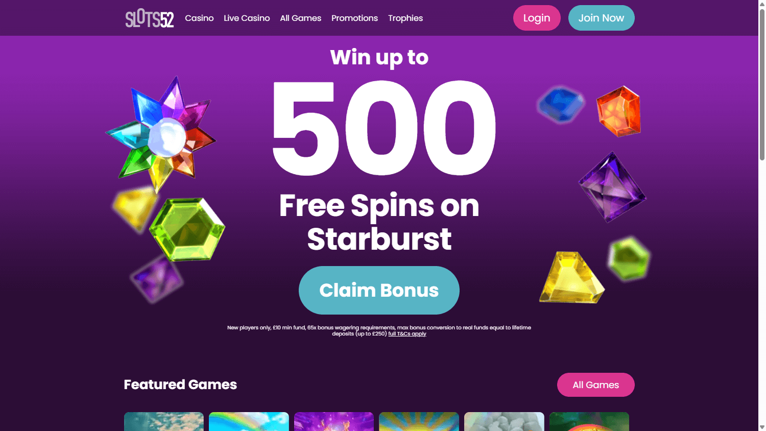 slots52_casino_homepage_desktop