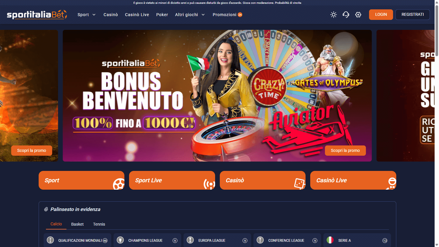 sportitaliabet_casino_homepage_desktop