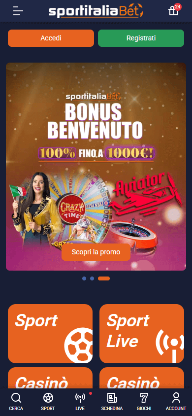 sportitaliabet_casino_homepage_mobile