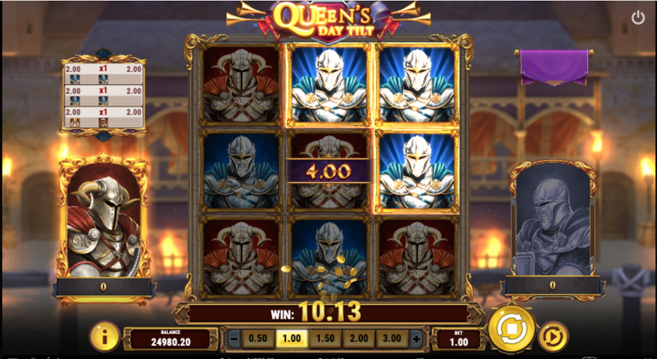 Queen's Day Tilt bonus round