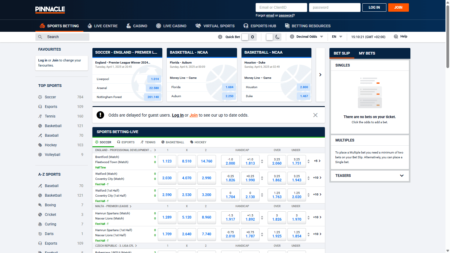 pinnacle_casino_homepage_desktop