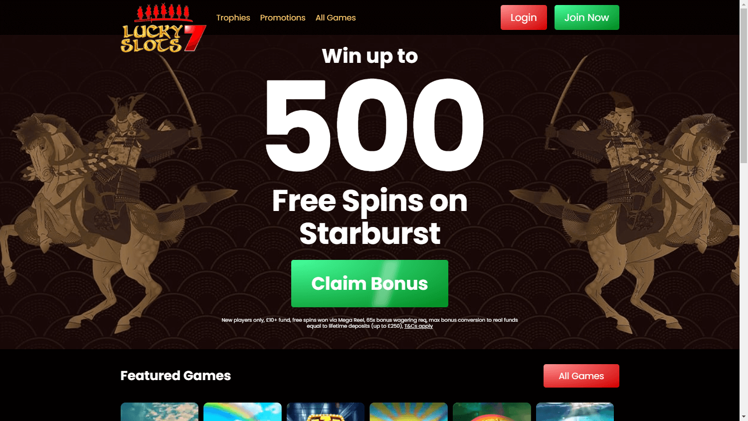 Lucky_Slots_7_Casino_homepage_desktop