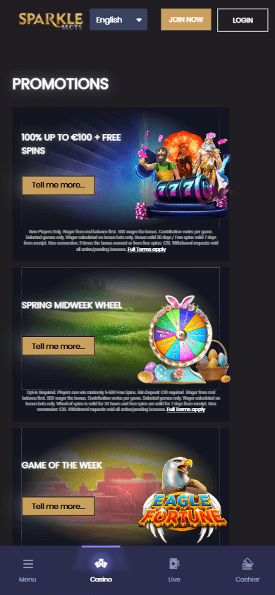 SparkleSlots_Casino_promotions_mobile