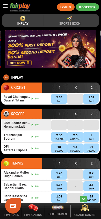 FairPlay_IN_Casino_homepage_mobile