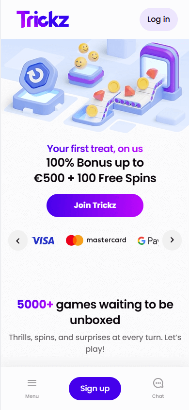 trickz_casino_homepage_mobile