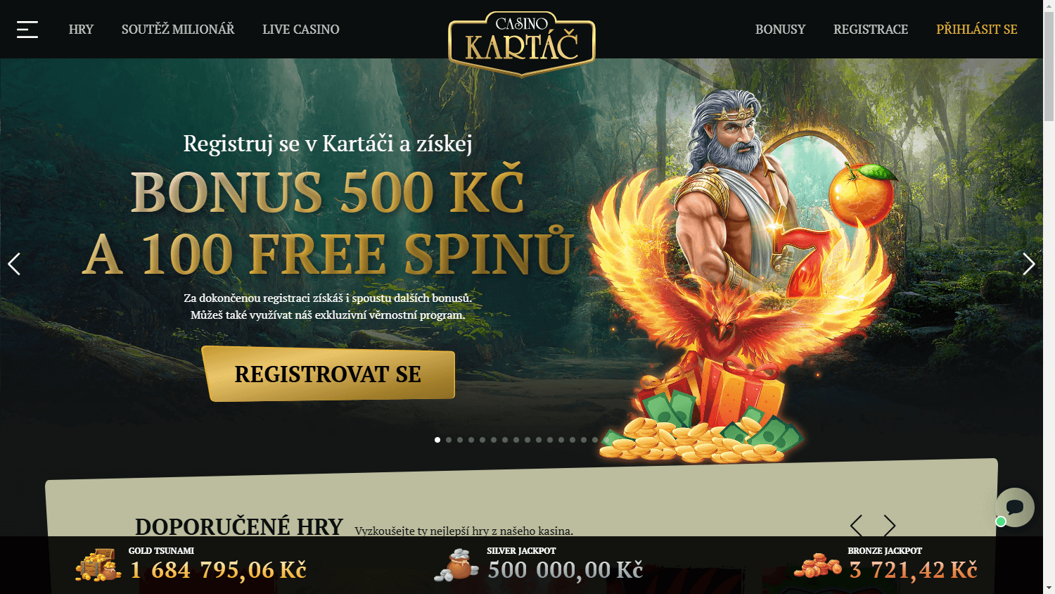 Kartáč_Casino_homepage_desktop