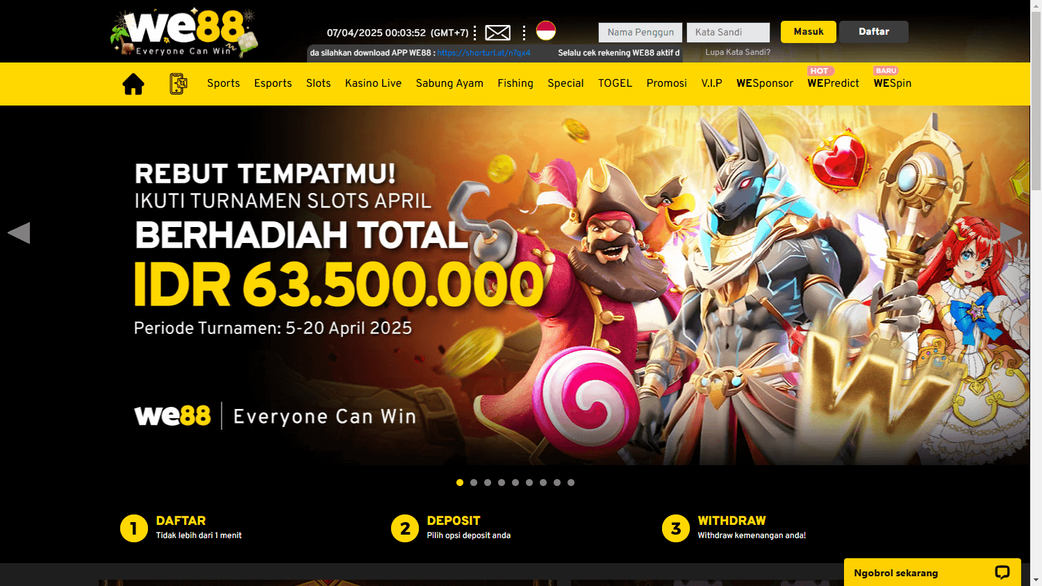 WE88_Casino_ID_homepage_desktop