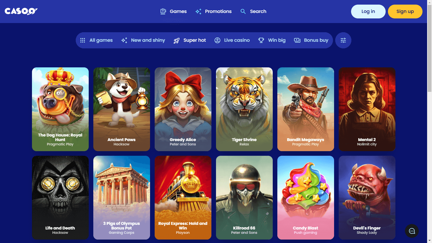 Casoo_Casino_game_gallery_desktop