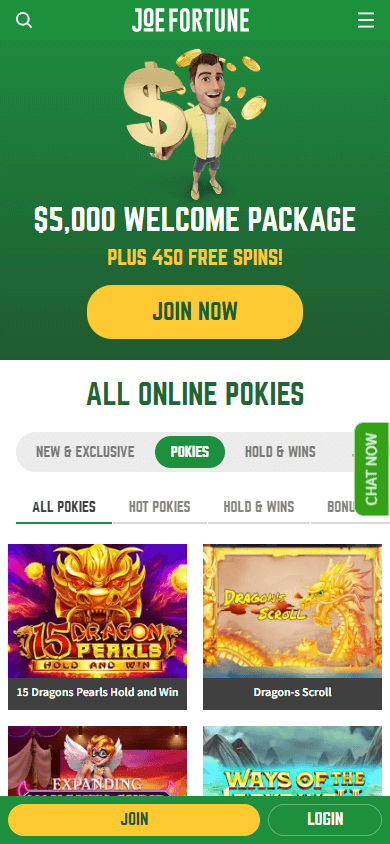 Joe_Fortune_Casino_game_gallery_mobile