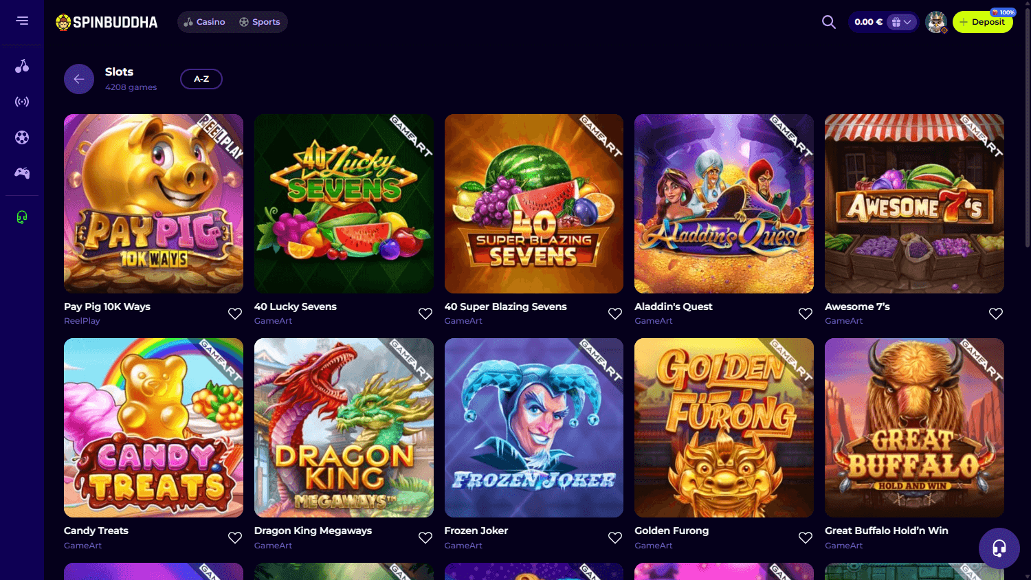 spinbuddha_casino_game_gallery_desktop