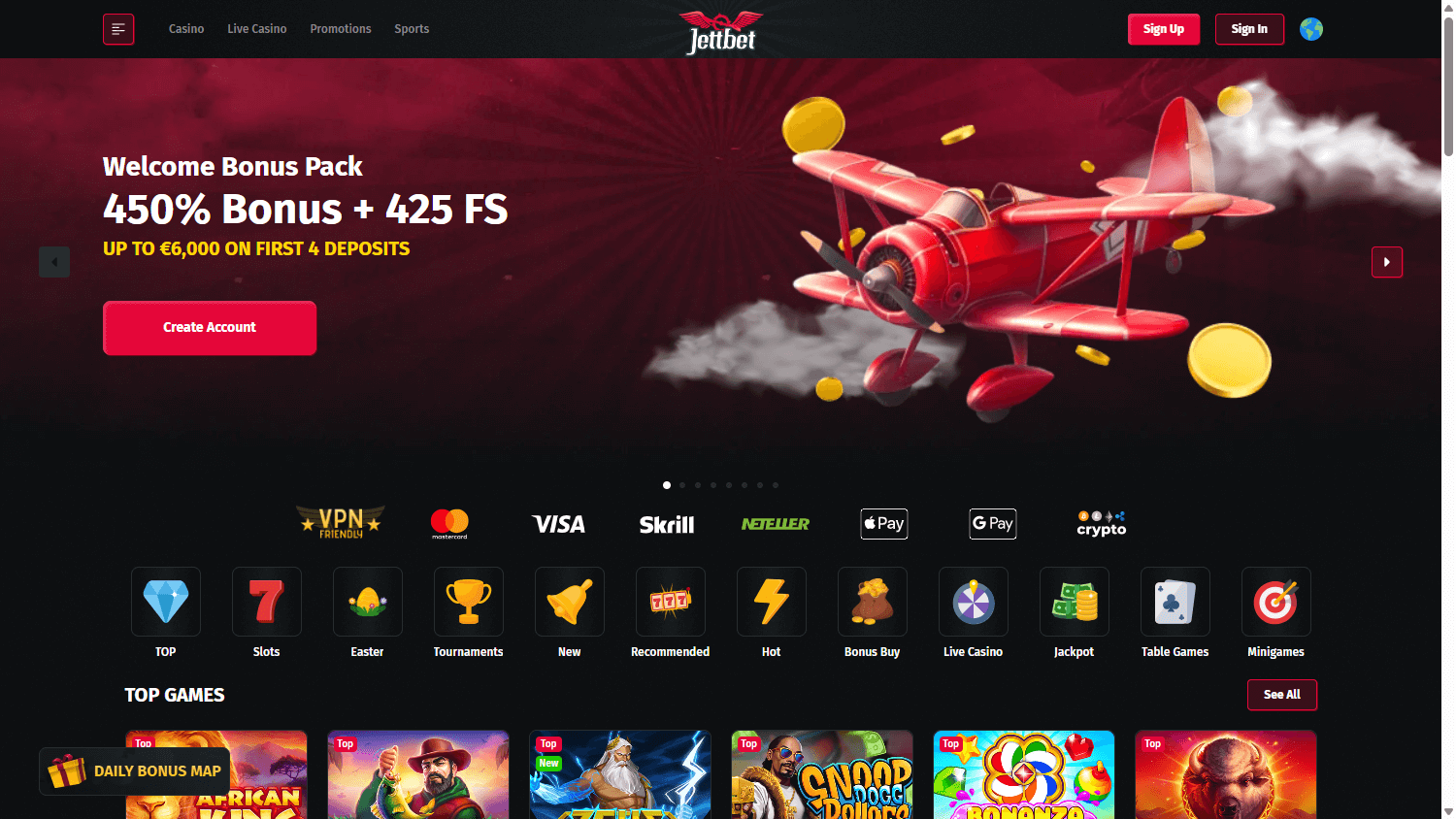 jettbet_casino_homepage_desktop