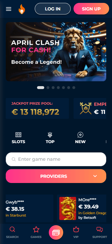 onedun_casino_homepage_mobile