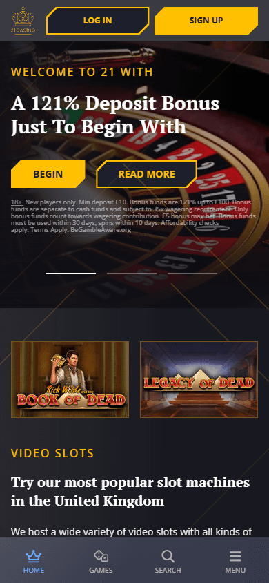 21_casino_homepage_mobile