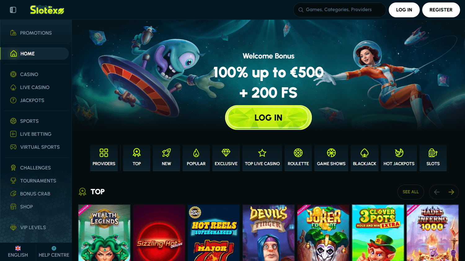 slotexo_casino_homepage_desktop