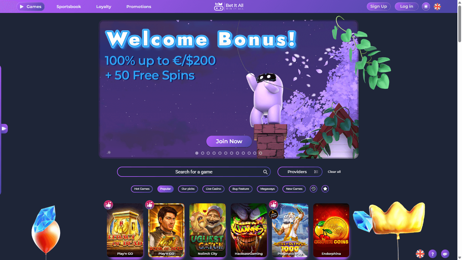 betitall_casino_homepage_desktop