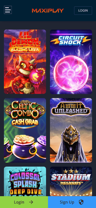MaxiPlay_Casino_homepage_mobile